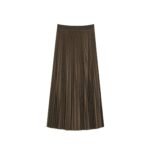 High Waist Fat Cover Slimming Pleated Skirt - Image 4
