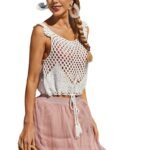 Round Neck Pullover Vest Hollow Out Strap - Image 6