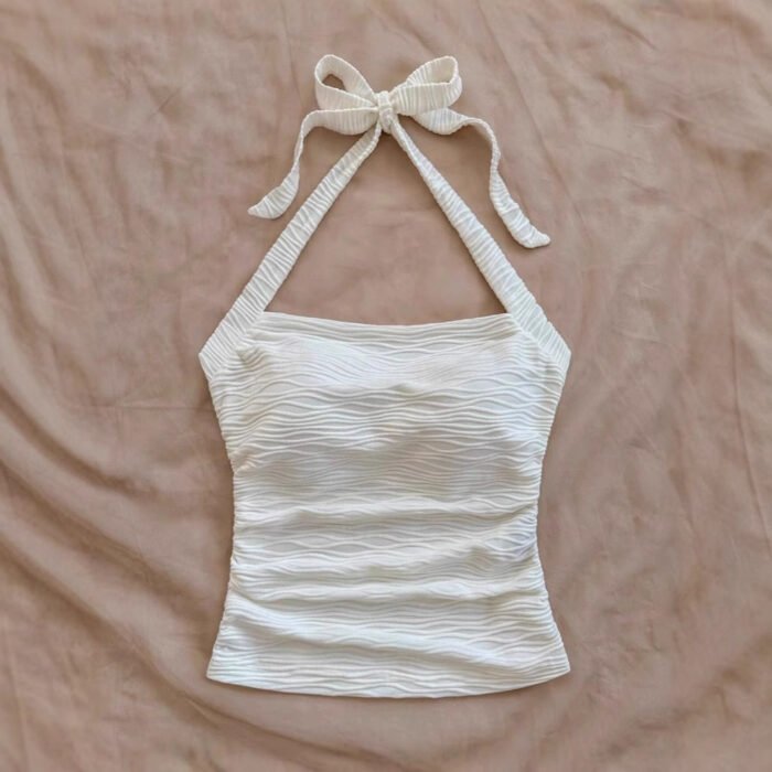 Retro Navel Halter Inner Suspender Women - Image 5