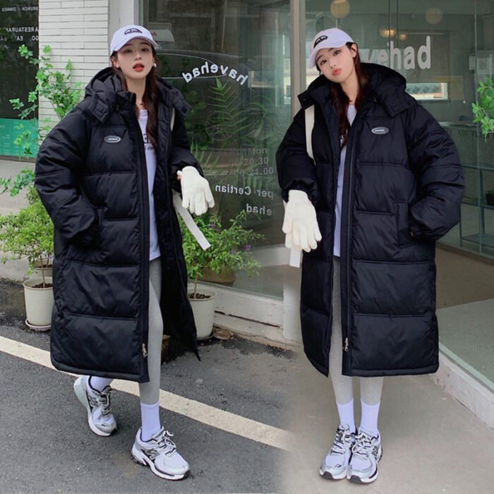 4e992e62-faf9-4f4e-9217-92fb53dcf852.jpg Women's Mid-length Loose Overknee Thickened Cotton Padded Coat - Image 7