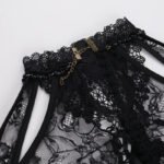 Off-shoulder Lace Cross Top - Image 9