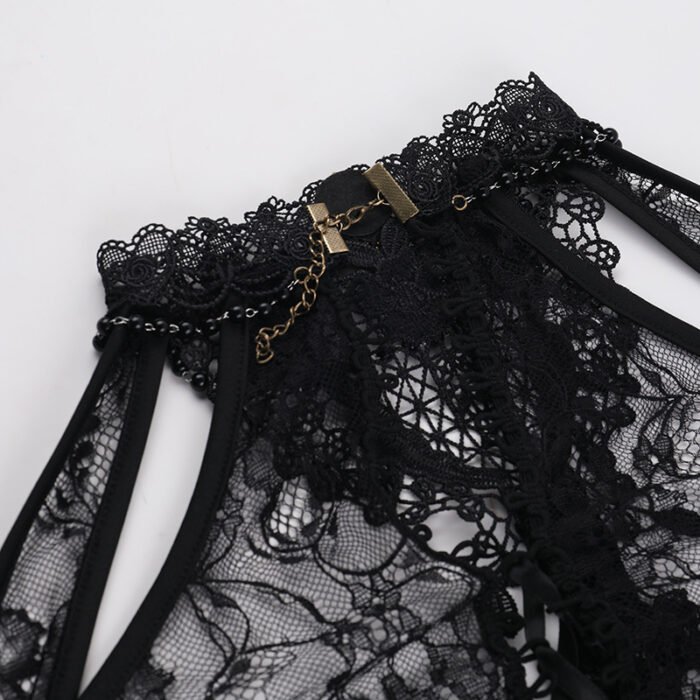 676ac6fd-8725-4862-ab69-e908f7aa22c9.jpg Off-shoulder Lace Cross Top - Image 9