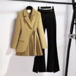 Graceful Suit Jacket Fat Girl Casual Pants Two-piece Set - Image 6