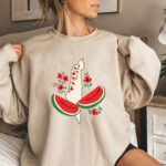 This Is Not A Watermelon Sweatshirts Funny Watermelon Women - Image 6