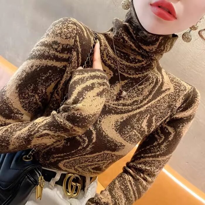 Women's Turtleneck Sweater Bottoming Shirt Autumn And Winter Fashionable - Image 4