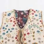 Jacquard Casual Women's Fashion Vest - Image 3