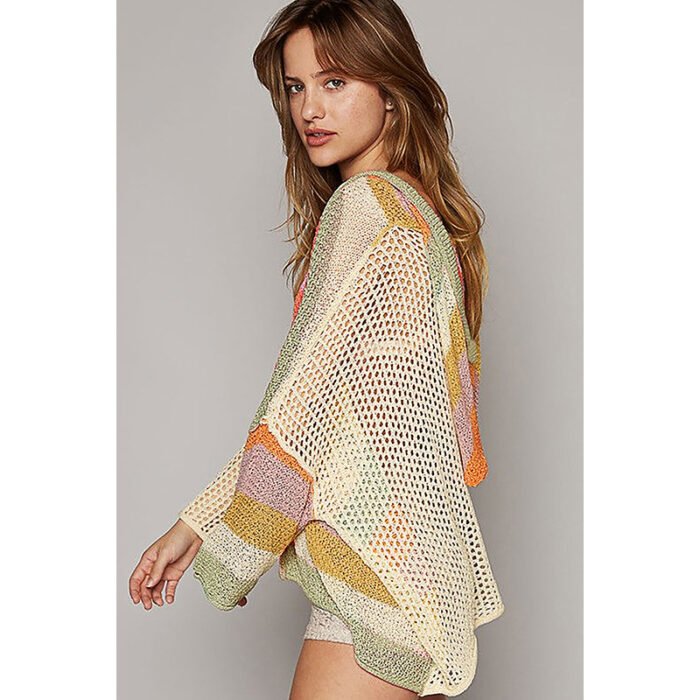 Summer New Pullover V-neck Sweater Women's Casual All-matching - Image 2