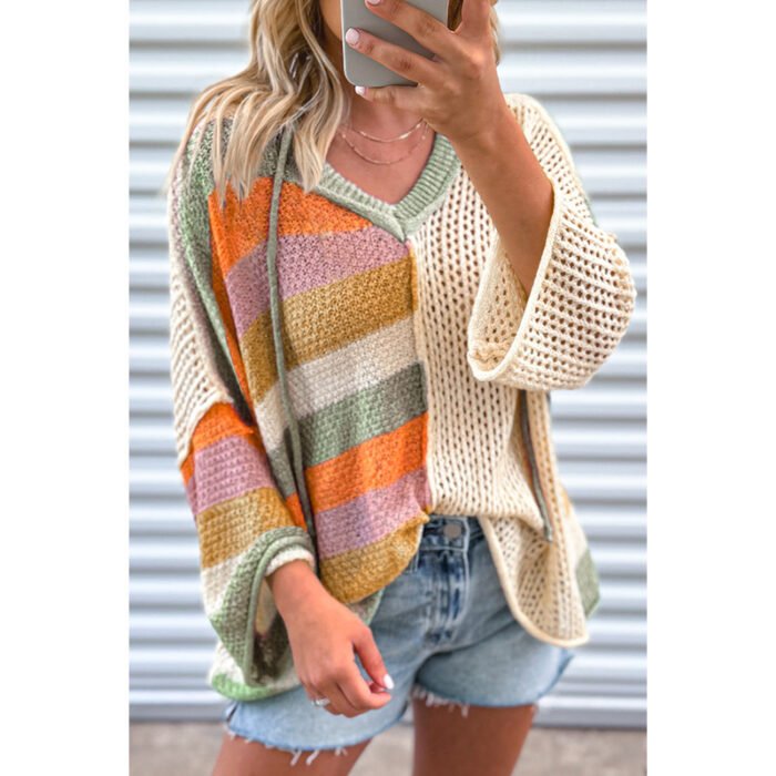 Summer New Pullover V-neck Sweater Women's Casual All-matching - Image 7