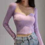 French Knitted Bottoming Sweater Women - Image 8