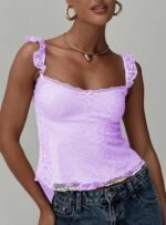 Lace French Sexy Strap Backless Fashion Women's Wear - Image 5