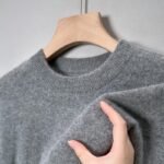 Casual Fashion Bottoming Shirt Young And Middle-aged Simple Half Turtleneck Solid Color Sweater For Men - Image 5