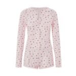 New Slim-fit Sexy Hot Girl Printed Long Sleeve Shorts Two-piece Set - Image 4