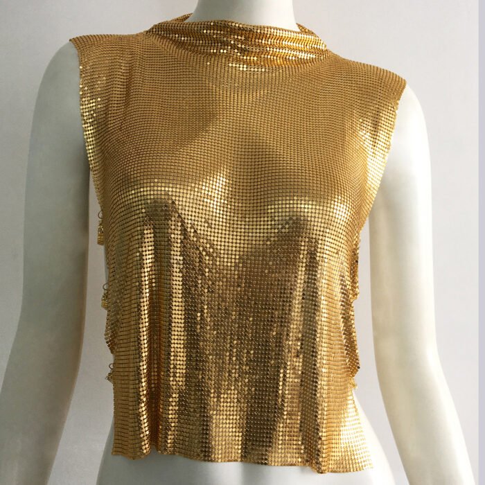 O1CN01aMpSWV1QXdTQYVzaK_2211714341986-0-cib.jpg Personalized Metal Sequins Sleeveless Top For Women - Image 3