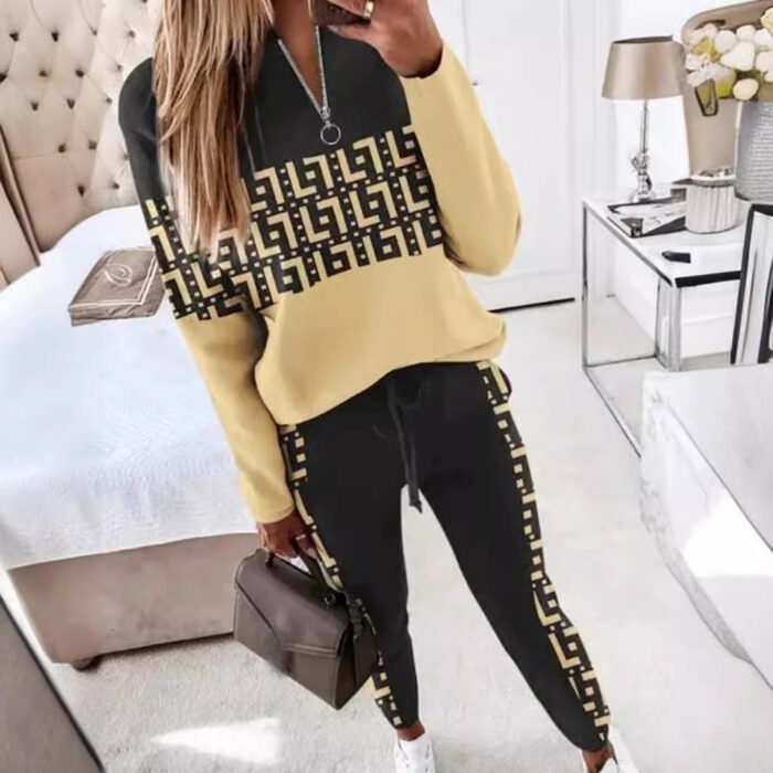 O1CN01auTTJv1aP4GOFHiDm_2217493253321-0-cib.jpg Women's Daily Fashion Individual Casual Suit - Image 1