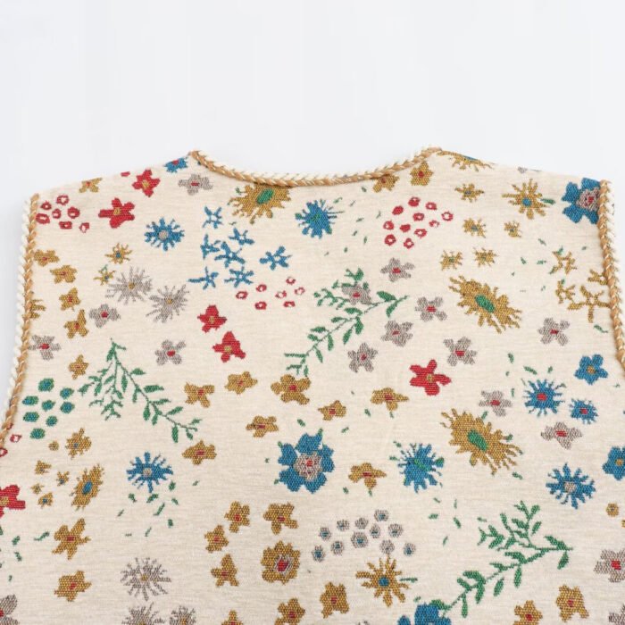 Jacquard Casual Women's Fashion Vest - Image 2