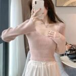 French Knitted Bottoming Sweater Women - Image 7