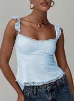 Lace French Sexy Strap Backless Fashion Women's Wear - Image 2