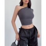 Sleeveless Inner Match Women's Off-the-shoulder Top - Image 6