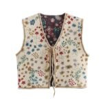 Jacquard Casual Women's Fashion Vest - Image 5