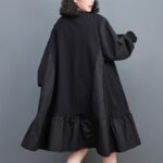 Personality Women's Mid-length Stitching Dress - Image 5