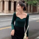 French Knitted Bottoming Sweater Women - Image 3