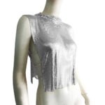 Personalized Metal Sequins Sleeveless Top For Women - Image 7