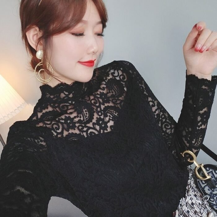 O1CN01vx4wWP1DbDgwd4IKU_2218957010234-0-cib.jpg Fleece-linednot Fleece-lined Lace Inner Match Base Fairy Top - Image 8