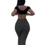 Bell-bottom Women's European And American Hip Raise Slimming Mop Pants - Image 2