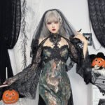 Off-shoulder Lace Cross Top - Image 8