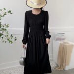 Waist-controlled Slimming Long Sleeve Dress - Image 2