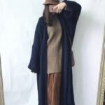 Wind Long Knitted Cardigan Overknee Coat - Image 2