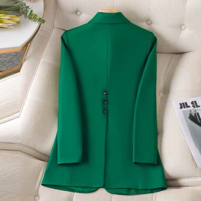 bee7bfdf-8aa5-470f-939e-92d91cbd8f9a.jpg Spring And Autumn All-match Solid Color Suit - Image 2