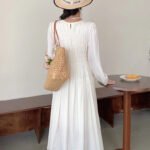 Waist-controlled Slimming Long Sleeve Dress - Image 5