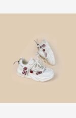 White Thick Soled Sports And Leisure Shoes For Women - Image 7