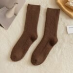 Double-sided Australian Velvet Tube Socks Autumn And Winter Solid Color - Image 5