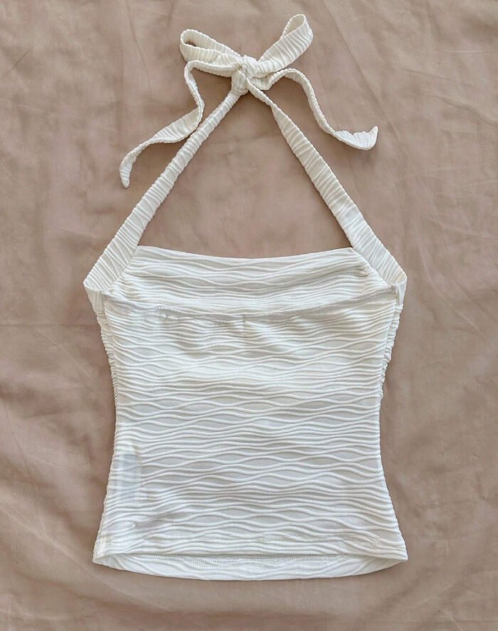 Retro Navel Halter Inner Suspender Women - Image 3