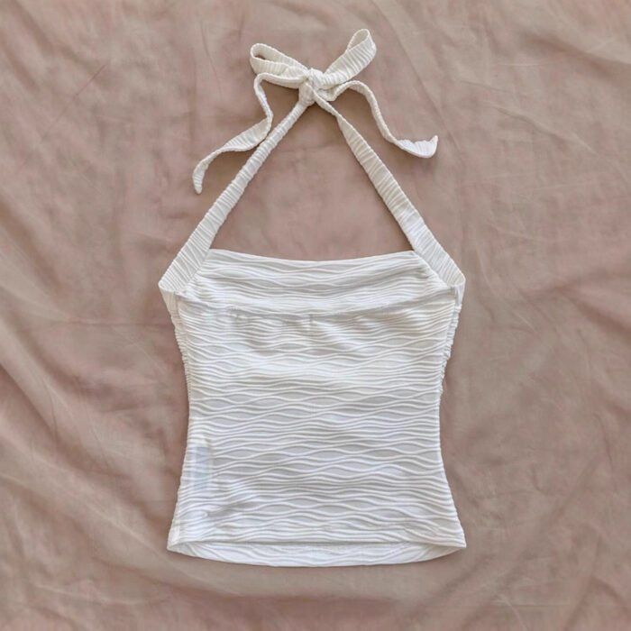 Retro Navel Halter Inner Suspender Women - Image 4