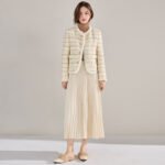 High Waist Fat Cover Slimming Pleated Skirt - Image 6