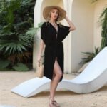 Women's Long Crocheted Hollow Out Strap Cardigan - Image 5