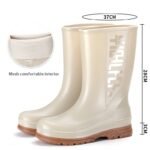 Fashion Middle Women's Non-slip Rain Boots - Image 7