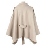 Lace-up Shawl Cape Thickened Coat Woolen - Image 6