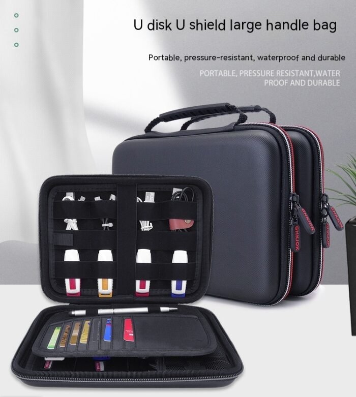 Large Capacity U Shield Scrambler Pack Bank Card SD Card Encryption Lock Storage Bag - Image 4