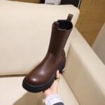 Martin Fashion Platform Mid-calf Stretch Boots - Image 3