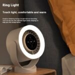 Desktop Adjustable Fan Light Rechargeable Wall Mount Table Fan Light Led Display Air Circulation Cooling USB Table Fan Light - Image 6