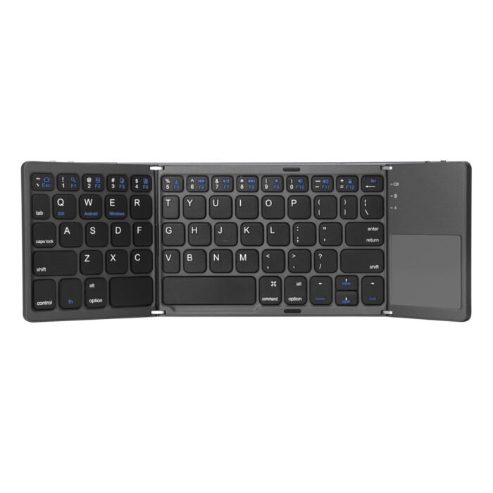 Ultra-thin Tri-fold Folding Touch Keyboard - Image 1