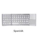 Ultra-thin Tri-fold Folding Touch Keyboard - Image 3