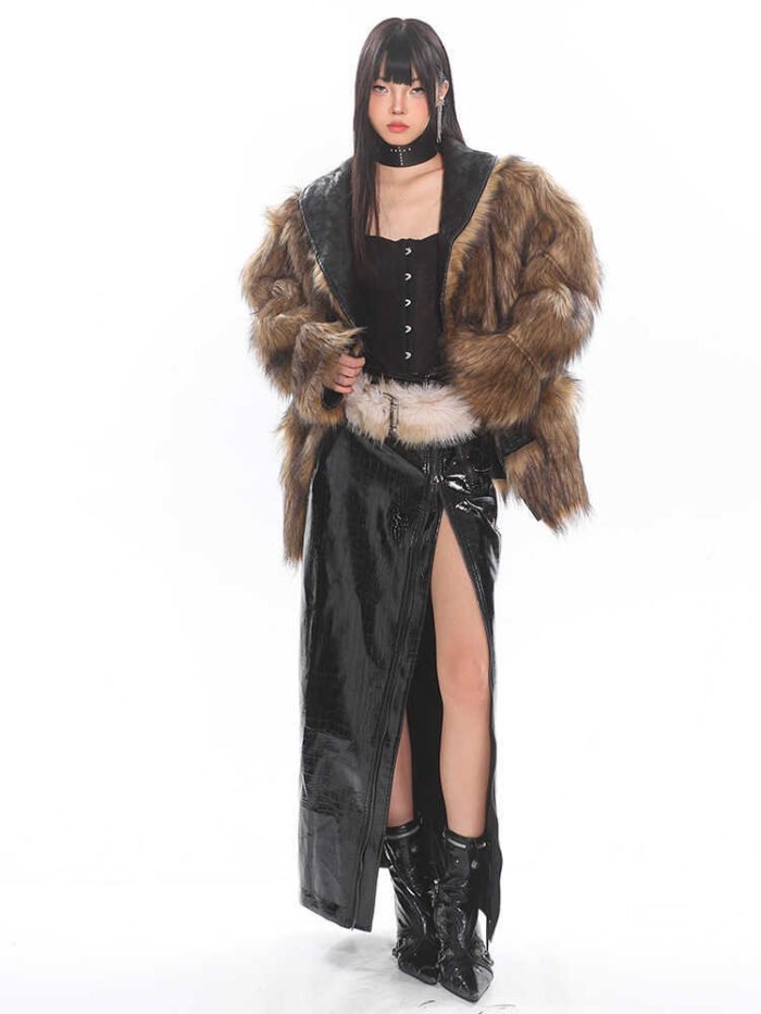 High-grade Double-sided Suede Lapel Fur Fur Fur Coat - Image 7