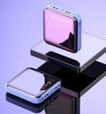 Mini Power Bank 20000 MAh Portable Mirror Digital Display Power Bank - Image 6