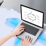 Portable Slim Smart Laptop Cooling Pad USB 3 Fans Gaming Laptop Cooler Fan For 17 Inch Cooler Plug Play For Notebook PC Laptop - Image 3