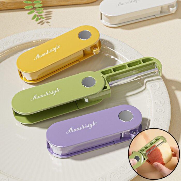 89875a45-0d35-47ce-9de7-fbcc1218c924.jpg Foldable Vegetable Peeler Stainless Steel Fruit Slicer Potato Cucumber Portable Picnics Sharp Home Kitchen Accessories Tools Kitchen Gadgets - Image 1